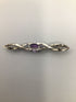 Vintage Amethyst & Marcasite Pin